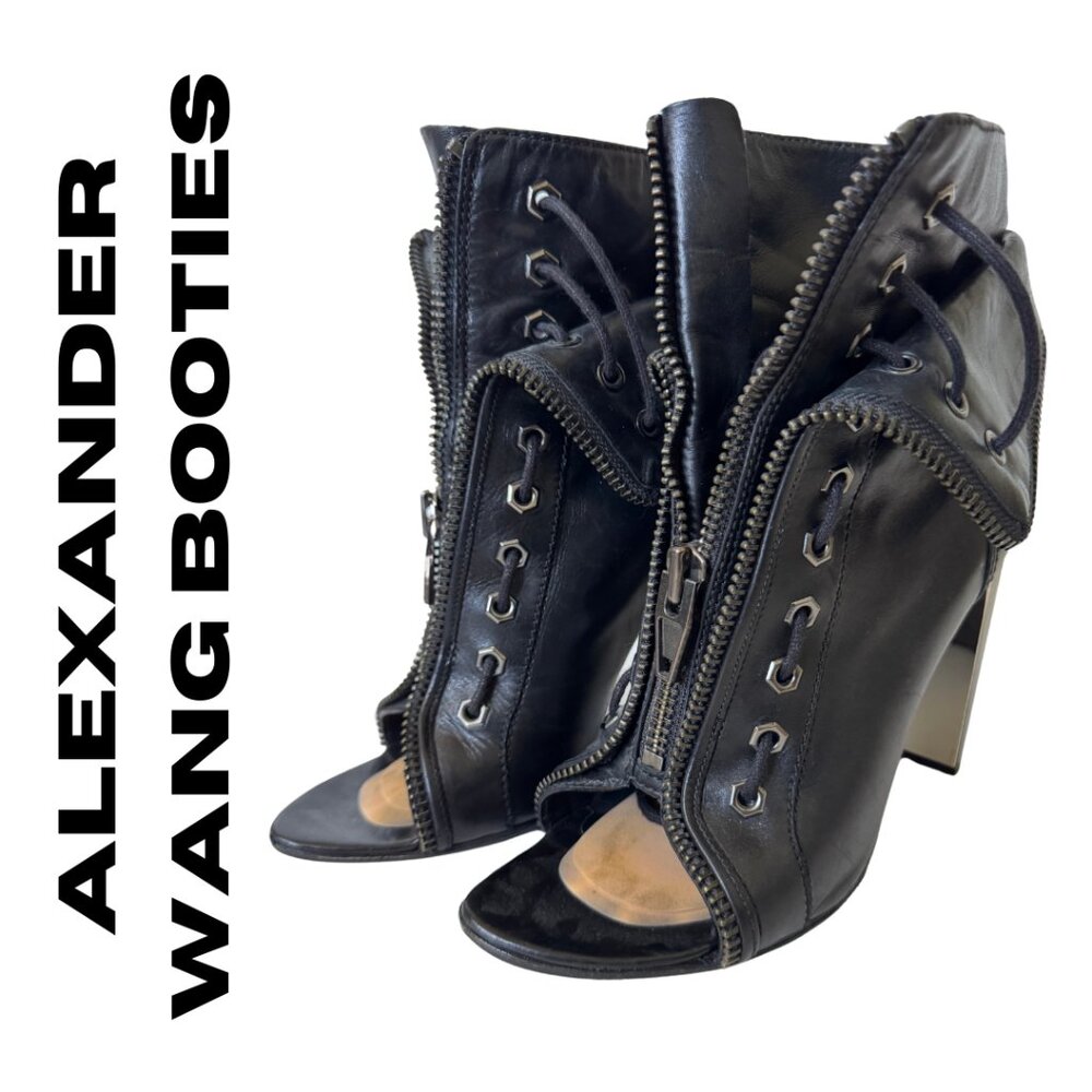 Alexander Wang Black Ankle Booties